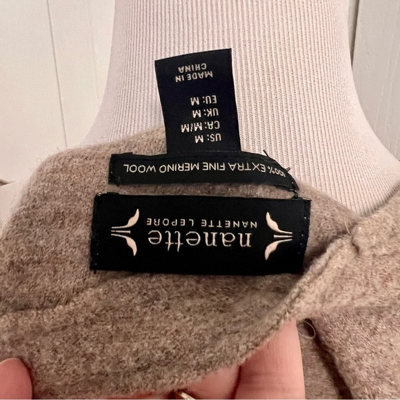 Nanette Lepore Merino Wool Cardigan Sweater D4 - Picture 6 of 7